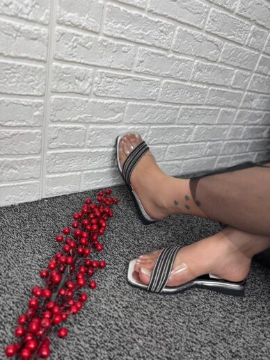 دمپایی طلقی مشکی