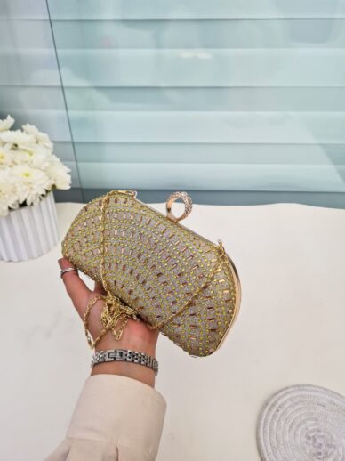 کیف مجلسی طلایی