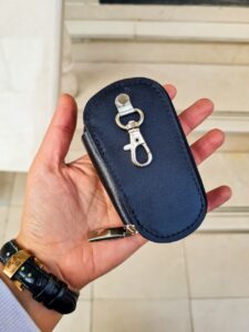 جاکلیدی چرم طبیعی