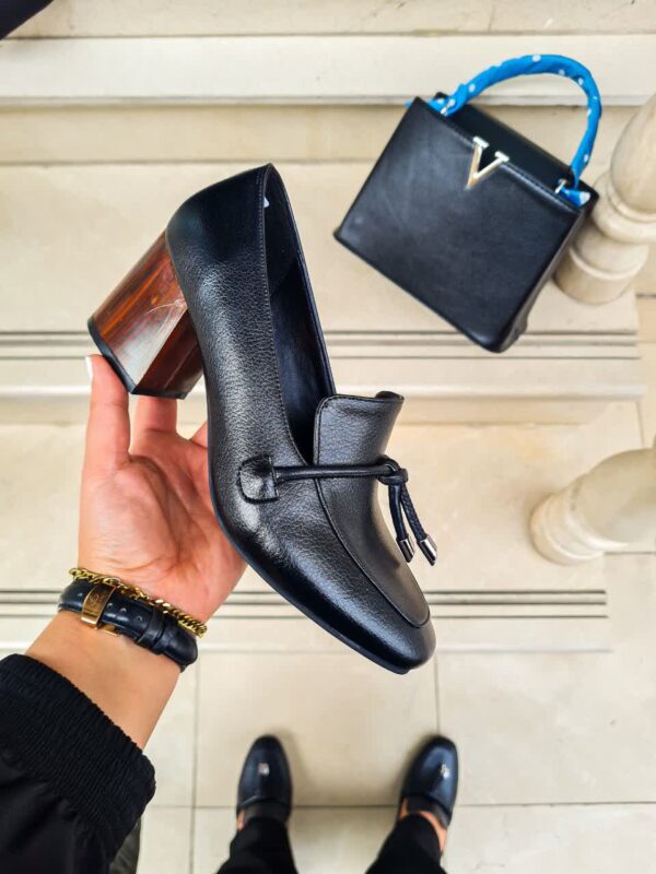 کفش زنانه پاشنه چوبی