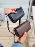 کیف دوشی زنانه بژیو