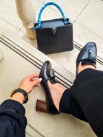کفش زنانه پاشنه چوبی - Image 4