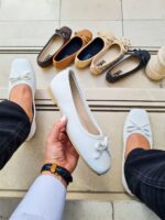 کالج زنانه تخت پاپیونی سفید