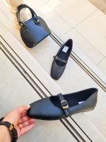 بابت زنانه بالرین مشکی مات