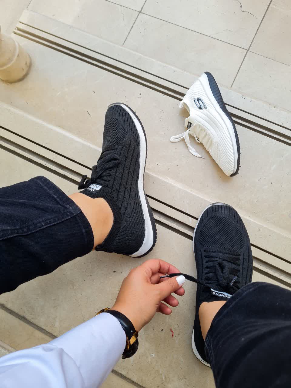 جورابی کتونی زنانه جورابی اسکیچرز