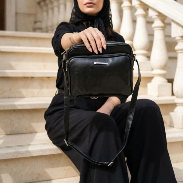 کیف دوشی زنانه 4زیپ